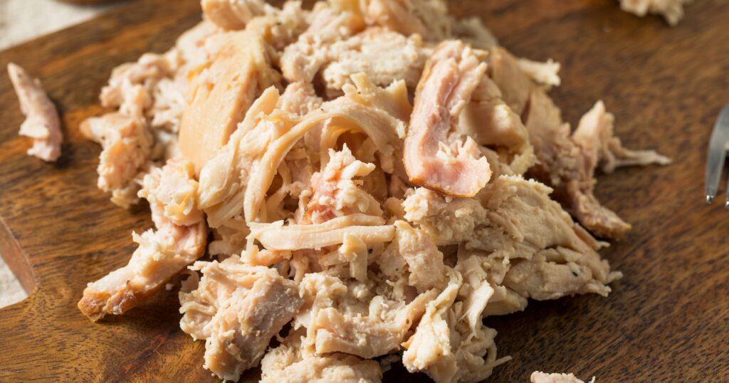 1 lb shredded chicken