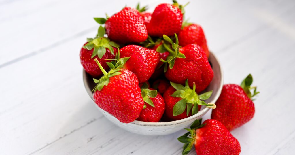 Strawberries for garnish (optional)