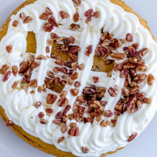 Keto No Bake Pumpkin Cheesecake