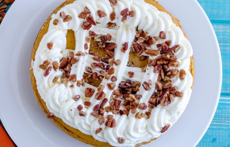 Keto No Bake Pumpkin Cheesecake