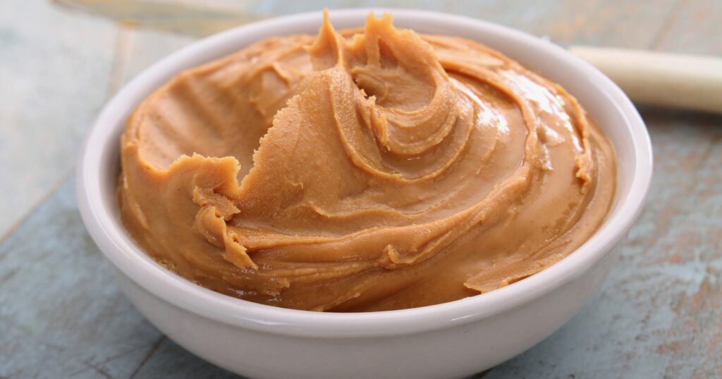 6 tablespoons of peanut butter (use sugar-free, natural peanut butter for the best keto option)