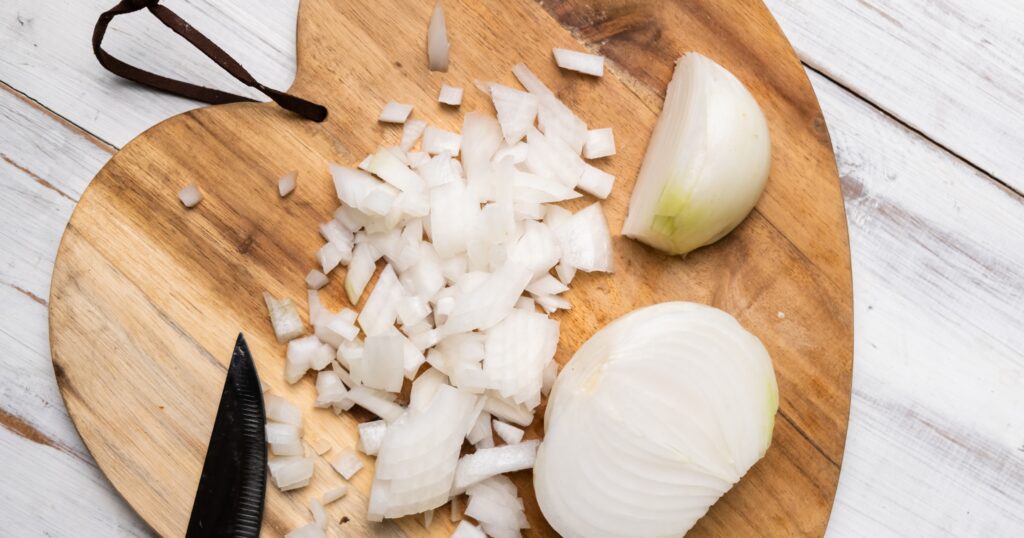 ½ white onion, diced